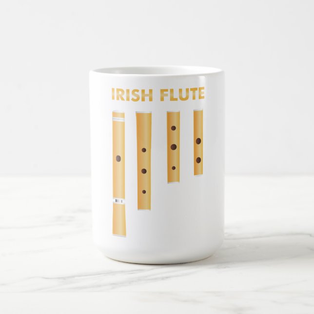 Irische Flöten-Tasse Kaffeetasse (Mittel)