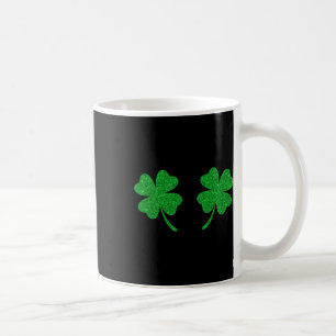 Irische Glücksklee-Brust-Klee St. Patrick's Day Kaffeetasse