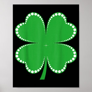 Irische Glückskleeblatt St. Patrick's Day Poster