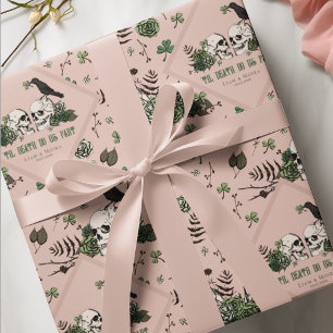 Irische Hochzeit mit gotischen St. Patrick's Day-B Geschenkpapier