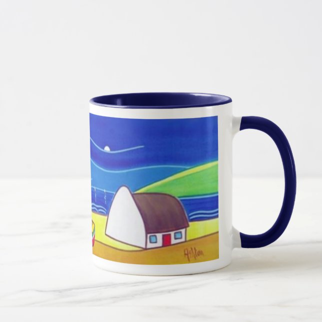 Irische Hütte in der nächtlichen Tasse (Rechts)