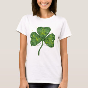 Irische Kleeblatt christlich katholische religiöse T-Shirt