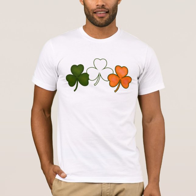 irische Kleeblätter T-Shirt (Vorderseite)