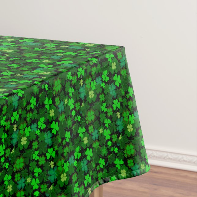 irische Kleeblätter Tischdecke (Beispiel)