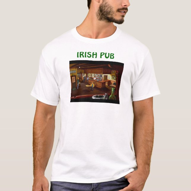 IRISCHE KNEIPE - gebrochene Klinge T-Shirt (Vorderseite)