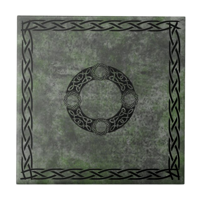 Irische Knoten Designs Fliese (Vorderseite)
