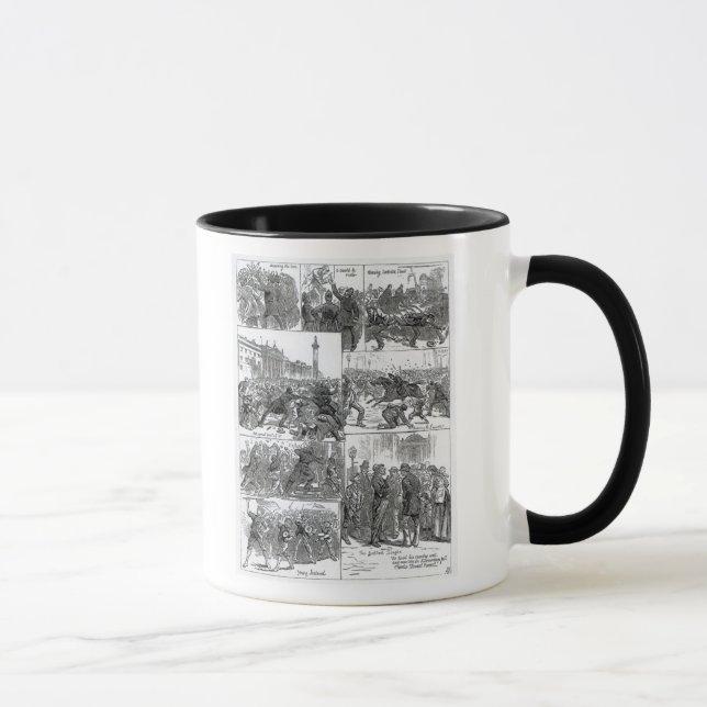 Irische Land-Liga-Bewegung Tasse (Rechts)