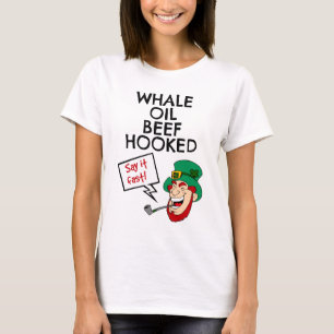 Irische Lektion: Whale Oil Beef Hooked Leprechaun T-Shirt
