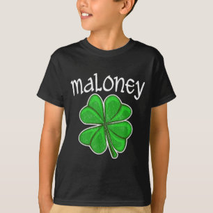 Irische Maloney Glücksklee St. Patrick's Day T-Shirt
