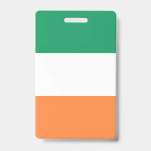 Irische Nationalflagge, irischer Standard, Banner Ausweis