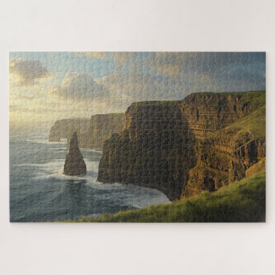 Irische Ozeanklippen-Jigsaw-Puzzle