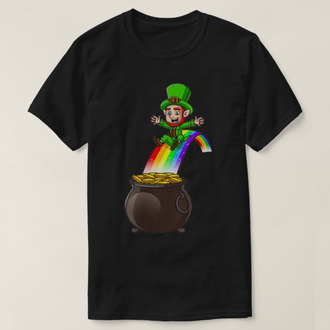 Irische Patrioten-Tag-Kobold T-Shirt (Design vorne)