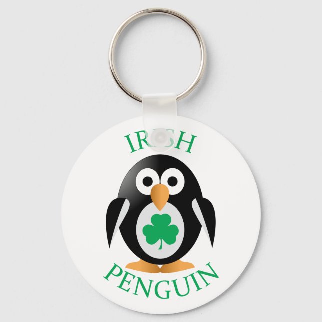 Irische Pinguine Schlüsselanhänger (Vorderseite)