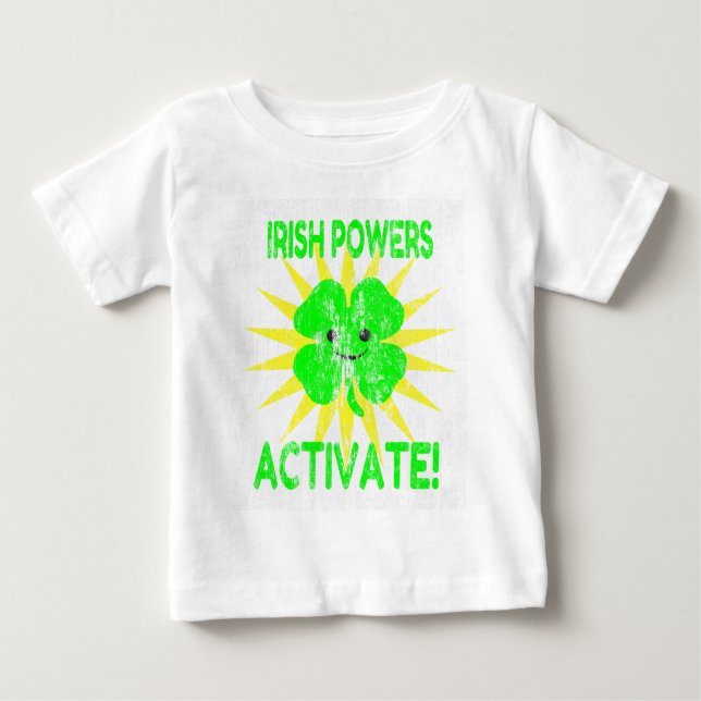 Irische Power aktivieren DS Baby T-shirt (Vorderseite)