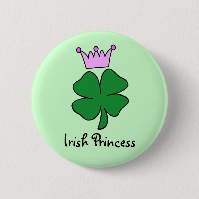 Irische Prinzessin Button (Vorderseite)