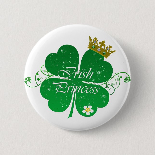 Irische Prinzessin Button (Vorderseite)
