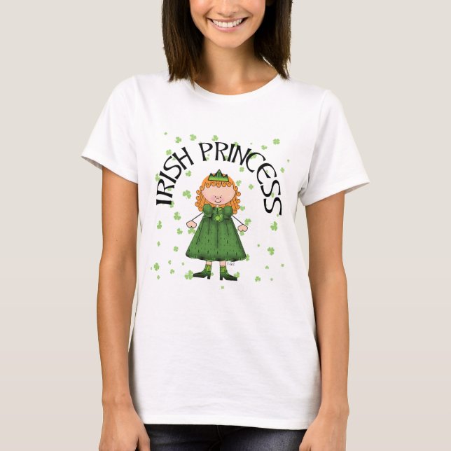 Irische Prinzessin Redhead T-Shirt (Vorderseite)
