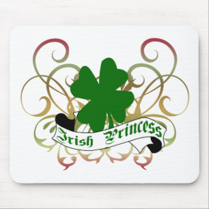 Irische Prinzessin Shamrock Mousepad