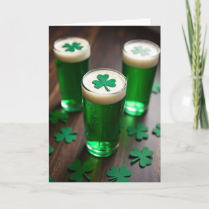 Irische Prost Grüne Bier Karte