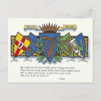 Irische Provinzen Postkarte