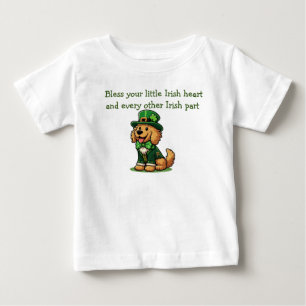 Irische Redewendungen, niedlicher St. Patrick's Da Baby T-shirt