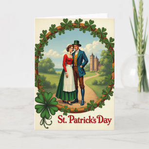 Irische Romantik St. Patricks Tag Karte
