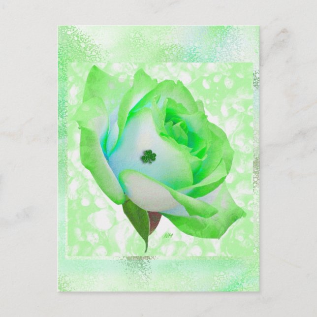 Irische Rose und Jahrestag! Karte (Vorderseite)