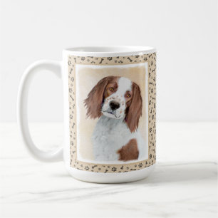 Irische Rot- und Weiß-Farbgebung - Originale Kuns Kaffeetasse