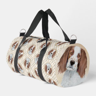 Irische Rot- und Weiß-Malerei Original Art Duffle Bag