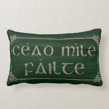 Irische Segen-Kissen Cead Meile Failte