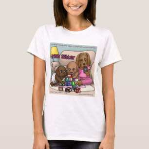 Irische Sitter - Hunde Babysitting Damen Lustige T T-Shirt