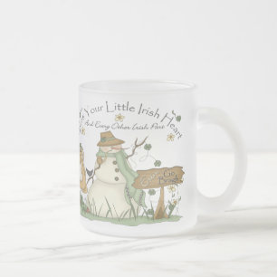 Irische Snowman-WeihnachtsTasse Mattglastasse