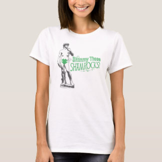 Irische Statue von Michelangelos David-Shirt T-Shirt