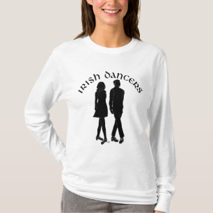 Irische Stepptänzer in Silhouette T-Shirt