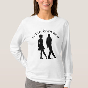 Irische Stepptänzer in Silhouette T-Shirt