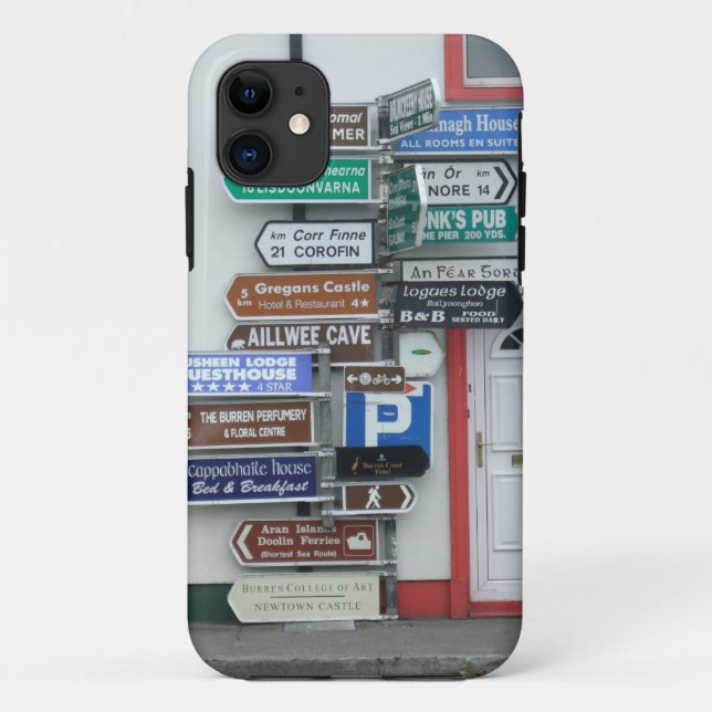 Irische Straßenschilder Case-Mate iPhone Hülle (Rückseite)