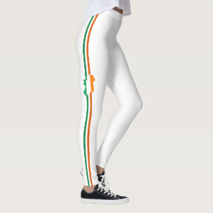 irische Streifenflagge Leggings