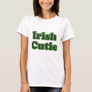 Irische Süsse-Damen-Spaghetti-Spitze T-Shirt