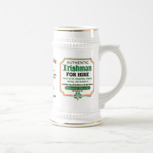 Irische trinkende Tasse