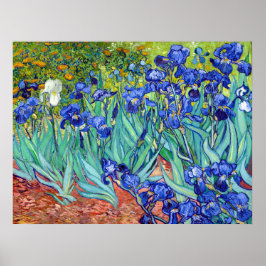 Irische von Vincent Van Gogh lebendige Malerei Blu Poster