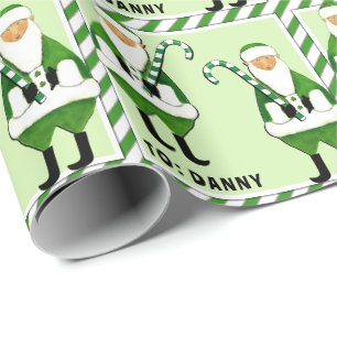 Irische Weihnachtsgeschenk-Verpackungspapier Geschenkpapier