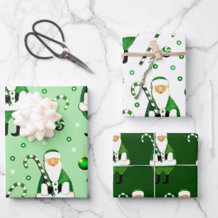 Irische Weihnachtsgeschenk-Verpackungspapiere Geschenkpapier Set