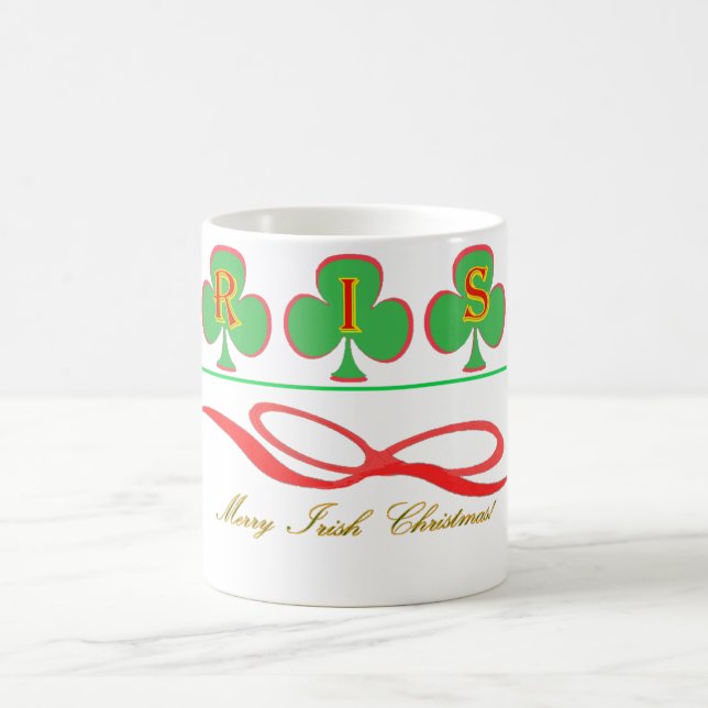 Irische WeihnachtsTasse Kaffeetasse (Mittel)