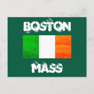 Irische Wurzeln in Boston MA – Grafik mit irischer Postkarte