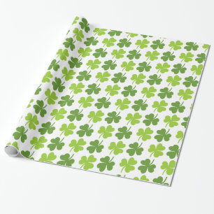 Irischen Kleeblatt-St Patrick Tag Geschenkpapier