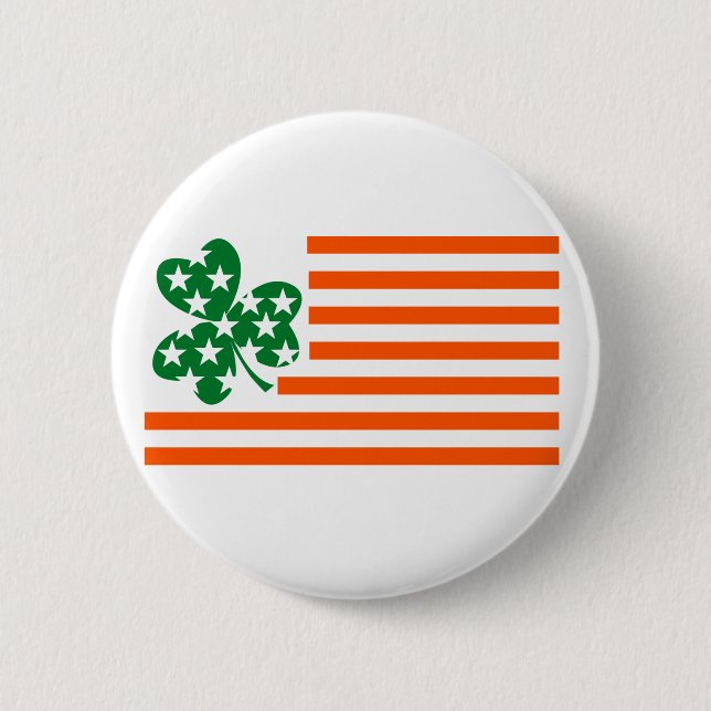 Irischer Amerikaner Button (Vorderseite)