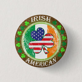 irischer Amerikaner Button
