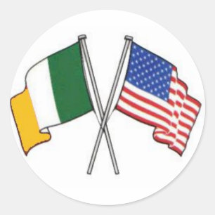Irischer amerikanischer Aufkleber