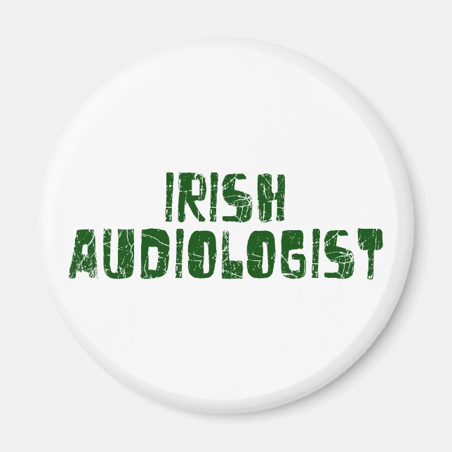 Irischer Audiologe Magnet (Vorne)