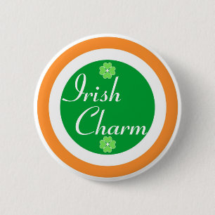 Irischer Charme Button